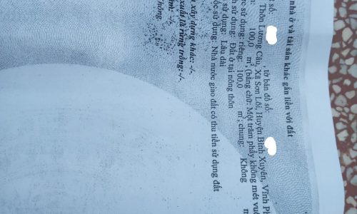 Bán đất mặt đường 43m thôn Lương Câu, Sơn Lôi, Vĩnh Yên, Vĩnh Phúc.