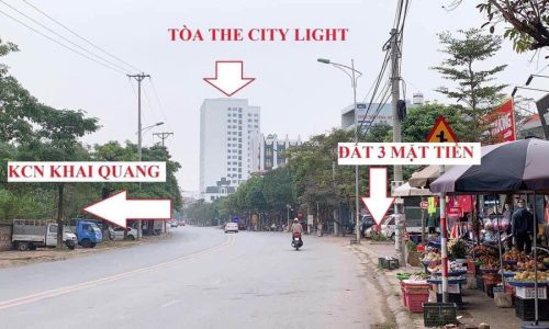 Bán đất 3 mặt tiền tại Tôn Đức Thắng, Khai Quang, Vĩnh Yên, Vĩnh Phúc