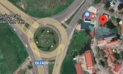 Bán 108,5m2 đất thổ cư thôn núi, Quất Lưu, Bình Xuyên. Cạnh trạm thu phí .