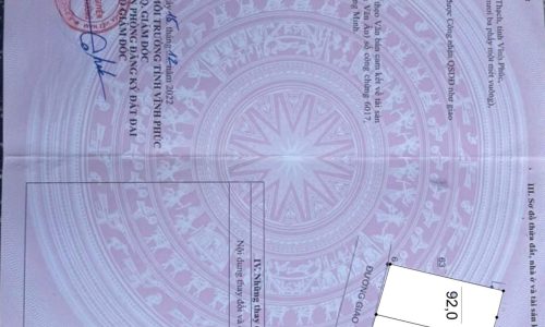 Bán đất Đồng Ích – Lập Thạch – Vĩnh Phúc