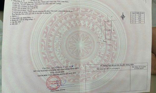 Bán đất tại TDP gạch, Tích Sơn, Vĩnh yên.