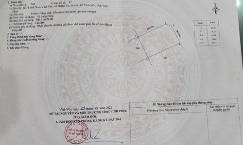 Bán đất ô góc tại KĐT Nam Vĩnh Yên, Vĩnh yên, Vĩnh Phúc. Giá chỉ 34 triệu/m2