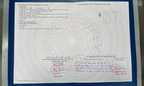 Bán đất phân lô Đồng Cửa Quán, Thanh Trù, Vĩnh Yên, Vĩnh Phúc. Giá chỉ 3.28 tỷ