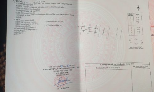 Bán nhà mặt phố QL2B, Hà Tiên, Định Trung, DT 113m2. Giá 12 tỷ sẵn sổ