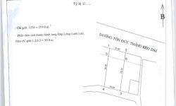 Bán 257m2 đất tặng nhà c4 mặt đường Tôn Đức Thắng, Tam Lộng, Bình Xuyên.🌹