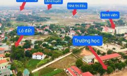 Bán đất Trục Chính Núc Hạ – Hồ Sơn – Tam Đảo. Kinh Doanh 2 đầu đường trước sau.