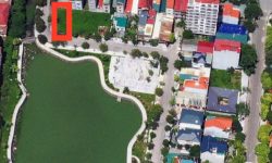 Lô góc 2 mặt tiền cực đẹp mặt phố Lưu Túc – trung tâm Vĩnh Phúc, view hồ duy nhất khu vực.