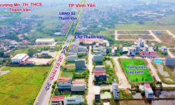 BÁN ĐẤT 2 MẶT TIỀN – VỊ TRÍ VÀNG GIÁP CÔNG VIÊN, CHỢ THANH VÂN &; UBND THANH VÂN