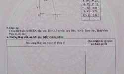 Bán đất thôn 2, thị trấn Tam Đảo, Vĩnh Phúc. DT 629m2