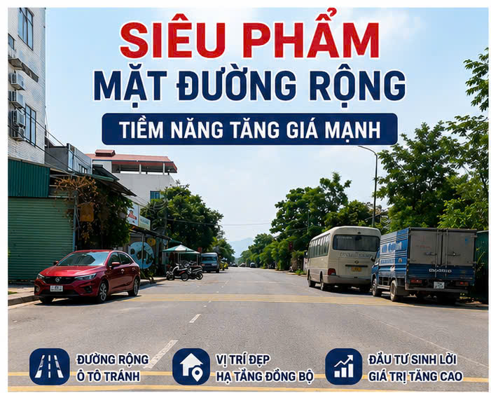 🌟 HÀNG HIẾM MẶT ĐƯỜNG RỘNG – 100M² VUÔNG ĐẸP – CHỈ 4,05 TỶ NGAY KCN BÌNH XUYÊN VĨNH PHÚC