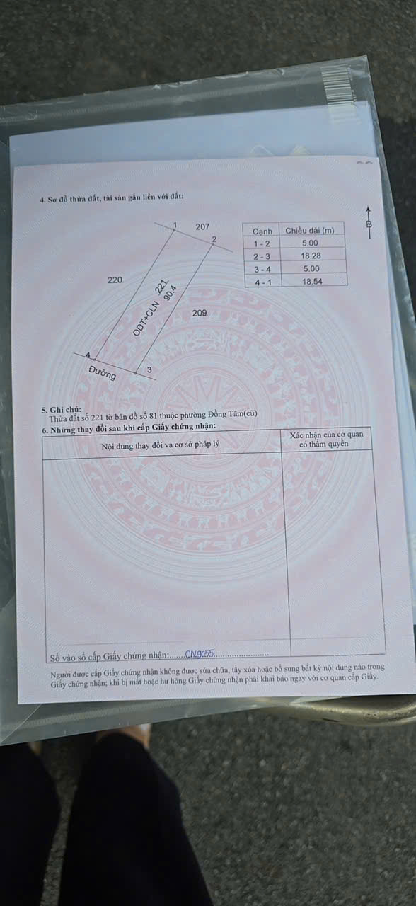 Bán đất tại Đông Phú, Đồng Tâm, Vĩnh yên, Vĩnh Phúc. Diện tích 90m2 giá chỉ 2,15 tỷ