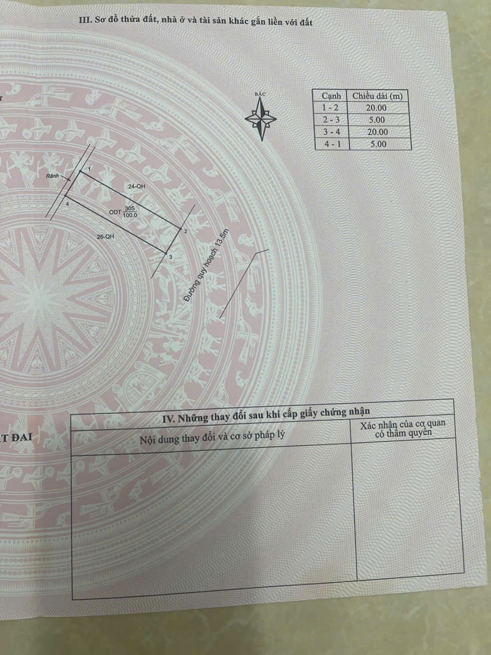 Giảm từ  3,1ty xuống 2,6tyx đất thuộc khu phân lô nhà nước tại Hội Hợp, Vĩnh Yên