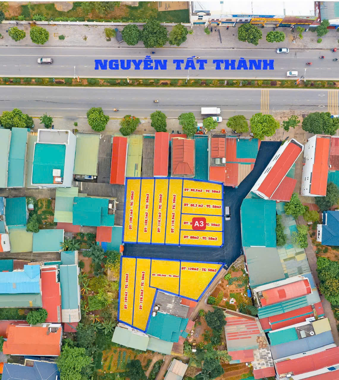 2 lô tại Liên Bảo cách đường Nguyễn Tất Thành ~30m tại Phường Vĩnh Phúc