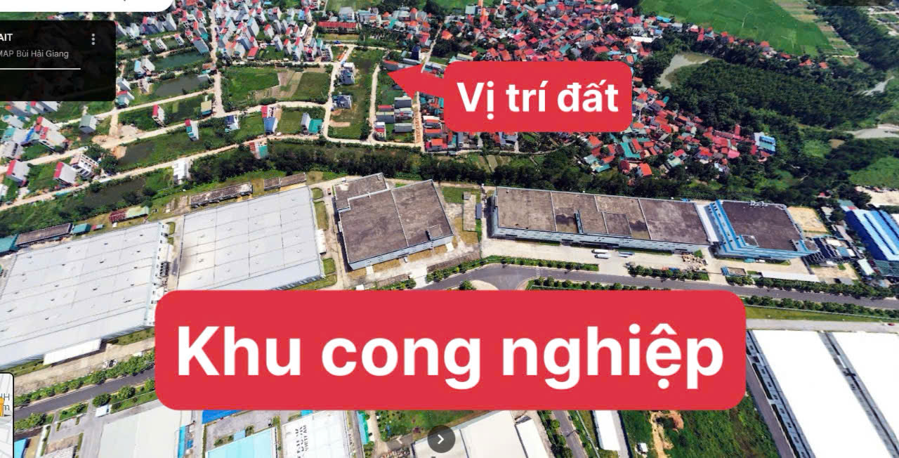 Bán gấp lô đất đất cạnh khu Công Nghiệp tại Bá Hiến, Bình Xuyên, Vĩnh Phúc