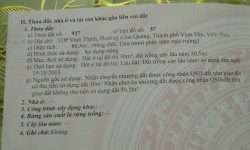 Cần bán đất ngõ 6, KCN Khai Quang, Ngõ 14 Trần Phú, Liên Bảo giá 760-820 triệu