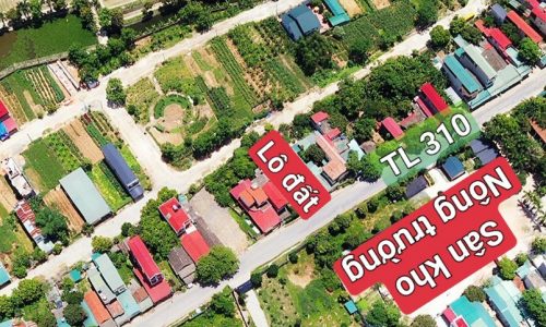 Đất mặt đường 310 Kim Long, Tam Dương giá chỉ hơn 13tr/1m2