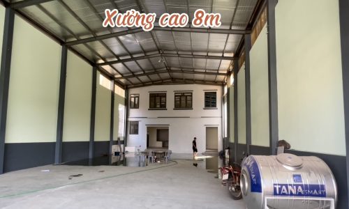 CHO THUÊ NHÀ XƯỞNG 510M2 GẦN KHU CÔNG NGHIỆP BÌNH XUYÊN