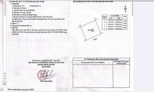Bán lô biệt thự đẹp tại kdt Nam Vĩnh Yên, Vĩnh phúc.
