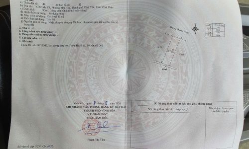 Bán đất mặt phố Quang Trung, Vĩnh Yên, Vĩnh Phúc. Giá chỉ 2,3 tỷ QUÁ RẺ