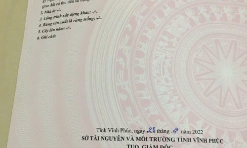 Bán đất full thổ cư tại Vinh tiến , Bá hiến , Bình xuyên.