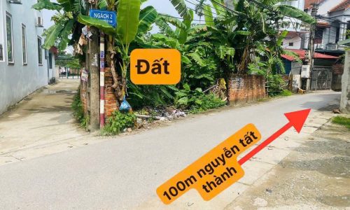 Bán ô góc đất trục chính ngõ 16 đường Nguyễn Tất Thành, Khai Quang, Vĩnh Yên.