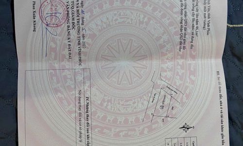 Bán lô góc tại xóm Chám, Định Trung, Vĩnh Yên, Vĩnh Phúc