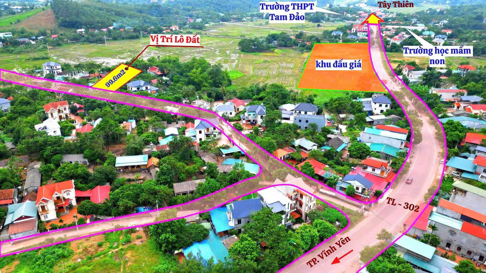 ⚡ ĐẦU TƯ TAM ĐẢO THỜI ĐIỂM VÀNG – GIÁ CHỈ HƠN 700 TRIỆU ⚡DT102m MT5.2m GẦN TÂY THIÊN SĐCC