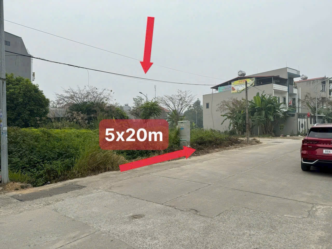 Bán đất khu Đồng Hin, Đồng Tâm, Vĩnh Yên. Diện tích: 100m2 full thổ cư