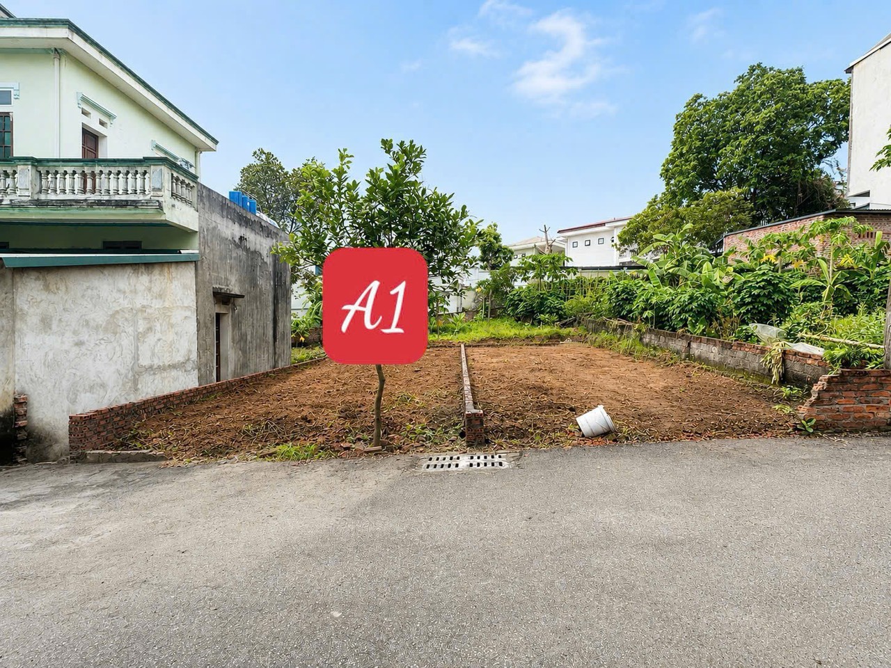 Duy nhất 1 lô tại Mậu Lâm – Khai Quang – Vĩnh Yên – Vĩnh Phúc ( Lô A1).   – DT: 55,1 m² (TC 50m² )- MT : 5m