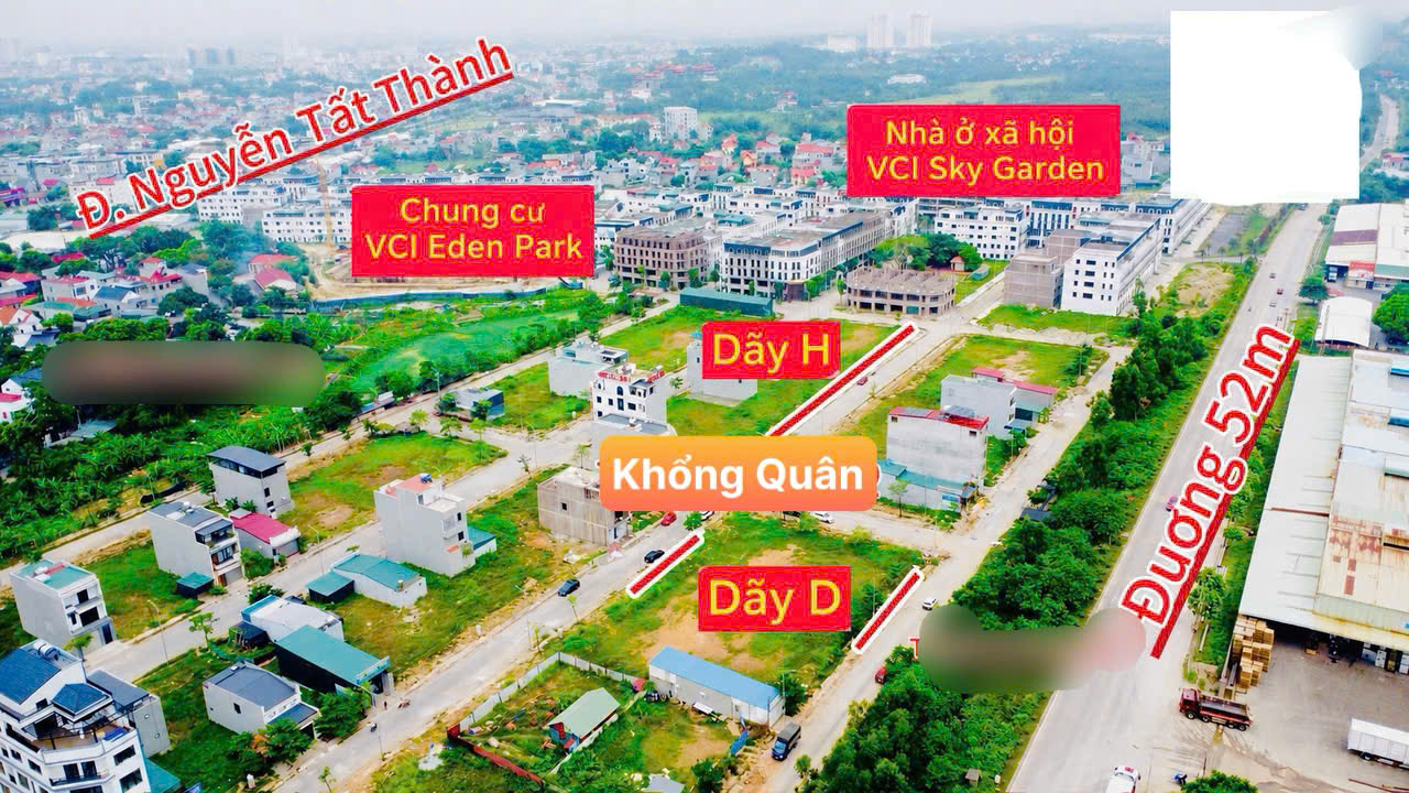 Lô đất đấu giá Hán Lữ, Khai Quang, Vĩnh Yên